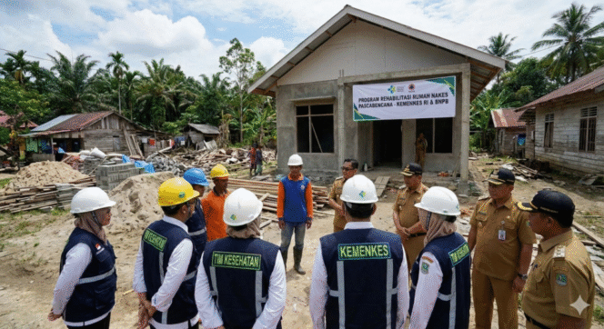 
					Negara Pastikan Rumah Nakes dan Warga Direhabilitasi Pascabencana Sumatra