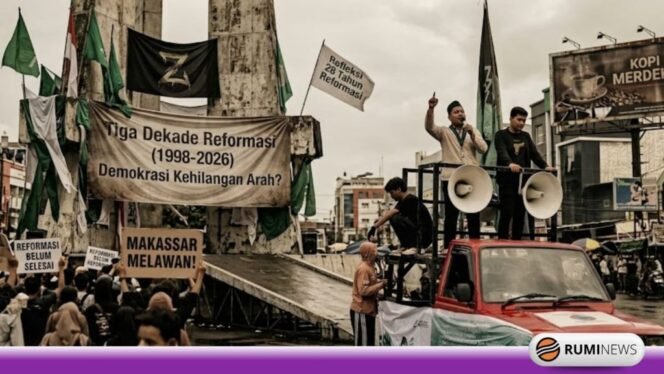 
					28 Tahun Reformasi, Dorong Penguatan Integritas Penegakan Hukum dan Tolak  Pelemahan Terhadap Pemerintah