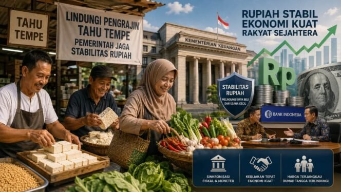 
					Ekonomi Rakyat Terlindungi Lewat Stabilisasi Pasar Keuangan dan Rupiah